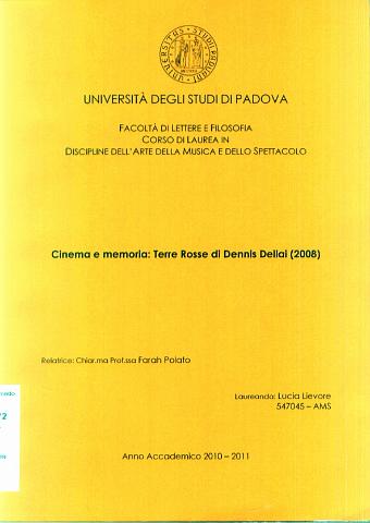 Cinema e memoria